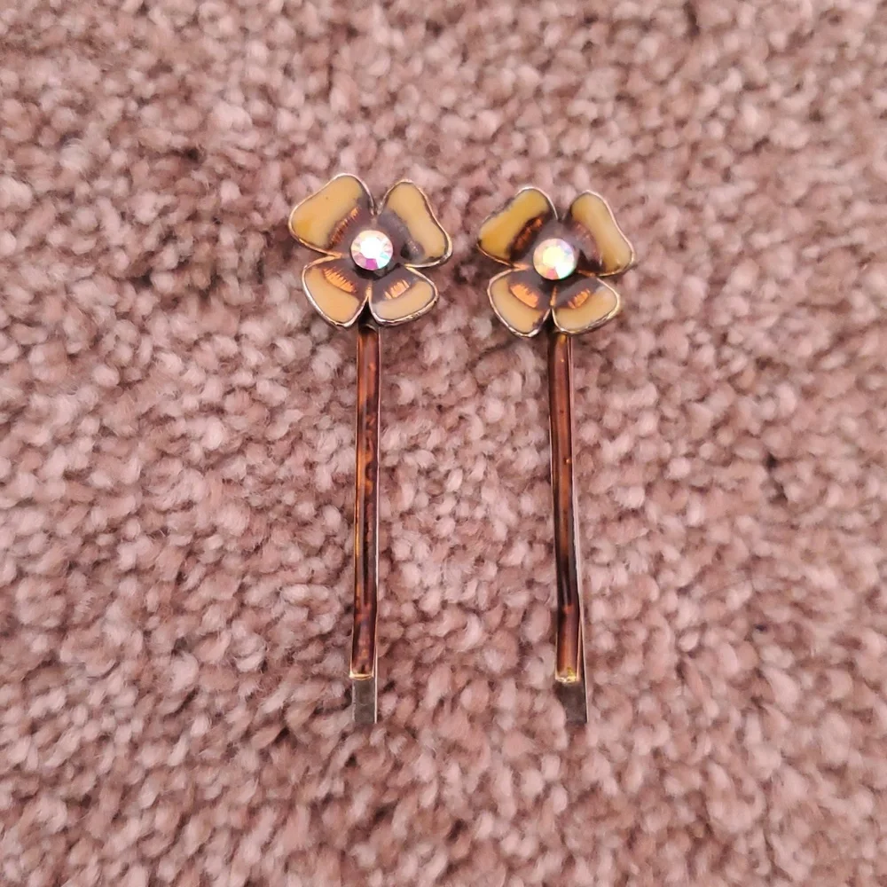 Jeweled Hair Pins And Clips